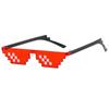 Pixel Mosaic Sunglasses Men Women Funny Retro Fashion Eyewear Unisex Birthday/Party Cosplay Gamer Robot UV400 Sun Glasses