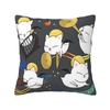 The Primog Square Pillowcase Pillow Cover Cushion Zip Decorative Comfort Throw Pillow for Home Bedroom
