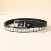 Punk Style Studded PU Leather Belt Fashion Belt For Party Daily Clothing Decor TrendyAll-match Belt for Birthday Gift Waist Belt