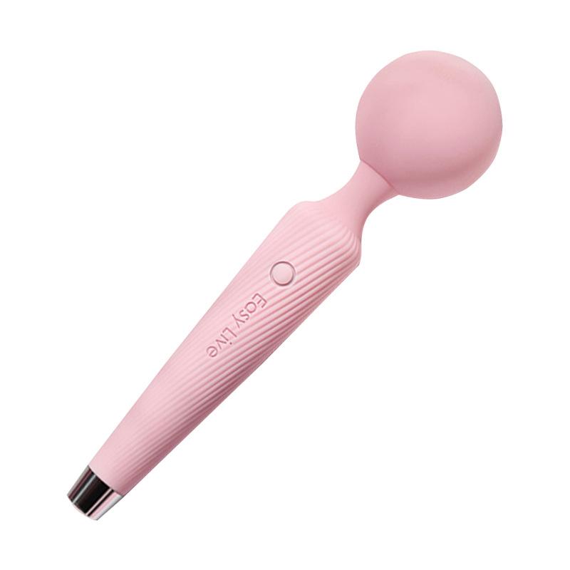 Neues AV-Stick für süße Tuber-Mädchen, niedlicher Massagestab mit Vibrationskopf, geräuschloses Aufladen, weibliches Masturbationsgerät