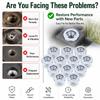 12Pcs .393"x1.0 LH Collar Nut For Stihl FS40 FS44 FS86 FS87 FS87R FS90R FR108 FR130T FR350 Trimmer Replacement Parts 41266427600