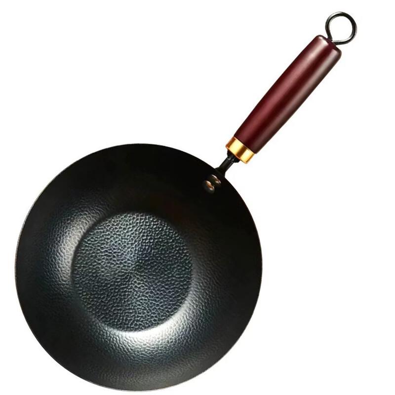 ZISIZ Non-stick Wrought Iron Pot with Glass Lid