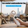 Yousheng Handheld Fan, with Intelligent Digital Power Display, Brushless Motor Quiet Strong Wind Foldable Fan, Ice Cooling Design Type-C Rechargeable