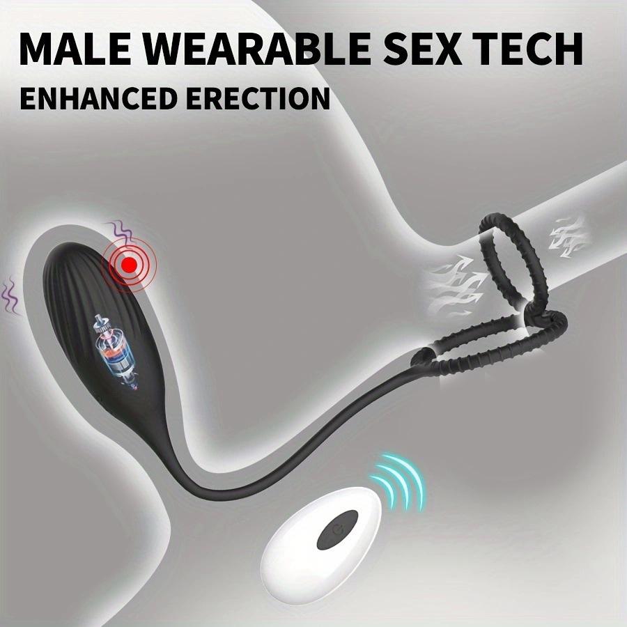 Double Ring Vibrating Anal Plug & Prostate Massager for Couples