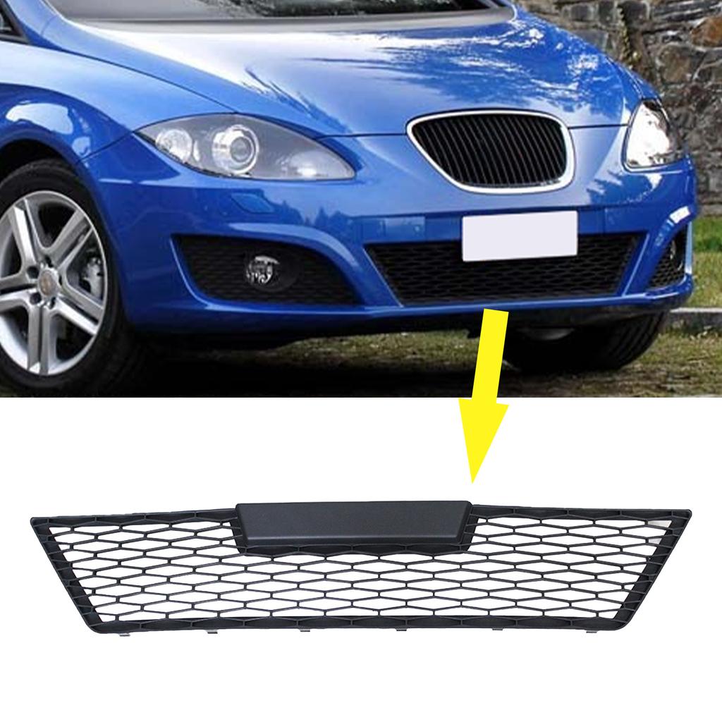 Auto Frontstoßstange Kühlergrill Unterer Grill Mitte Kühlergrill für Seat Leon 1P1 2009 - 2012 1P0853667C