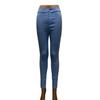 Women Skinny Trousers Slim Fit Solid Color Pants Cotton Blend High Waist Casual Trousers for Office Street Party Dating