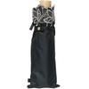 Nouvel Japonais Folding Suitable for Sun and UV Light Blocking Floral Broderie Parasol, Rain, Lightweight, Protection, 99.99% Rate, Glitter, (Black)
