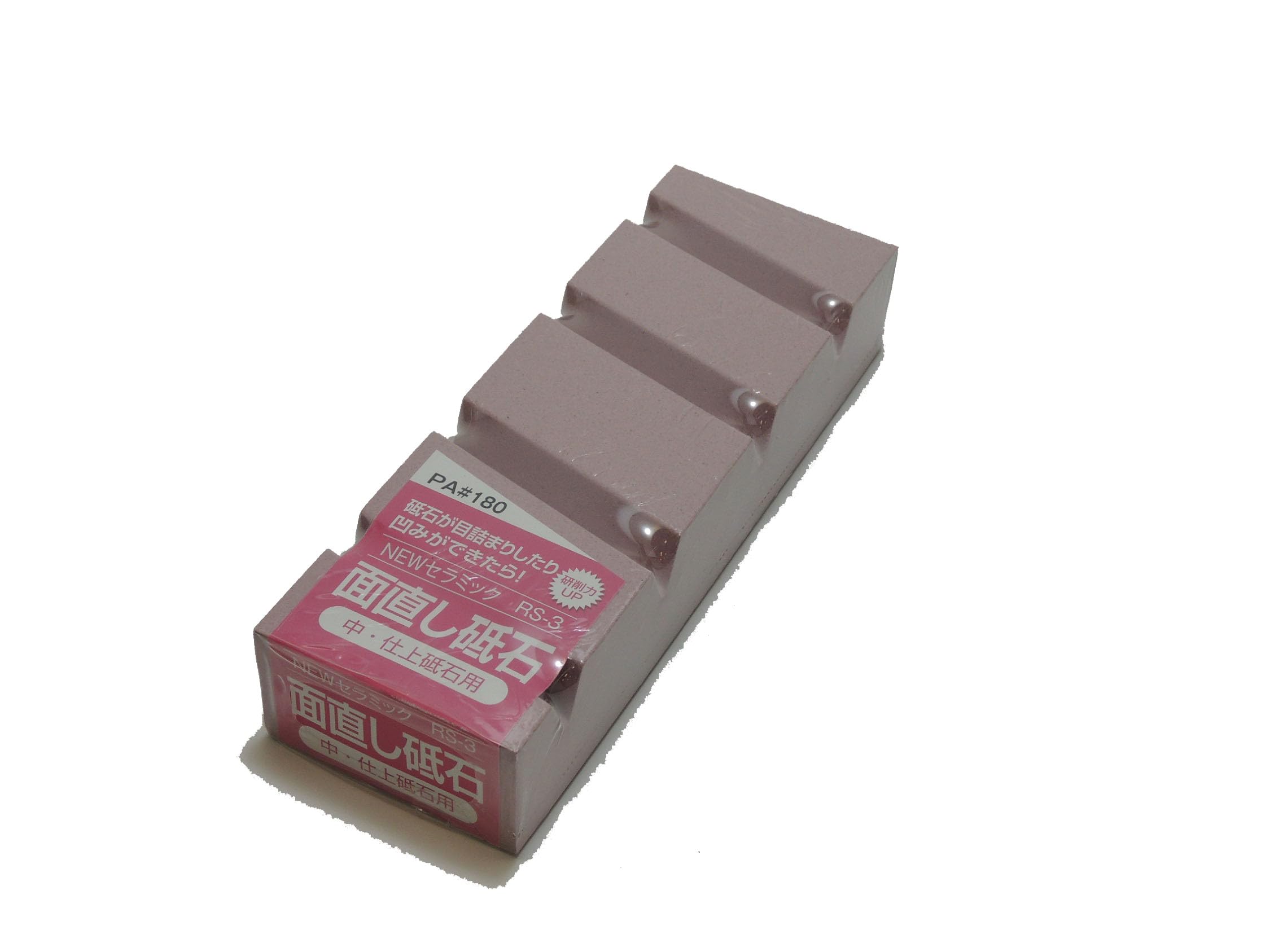 Fuchioka Kamejirushi Ceramic Sharpening Stone, Medium/Finishing Grade, PA#180 RS-3