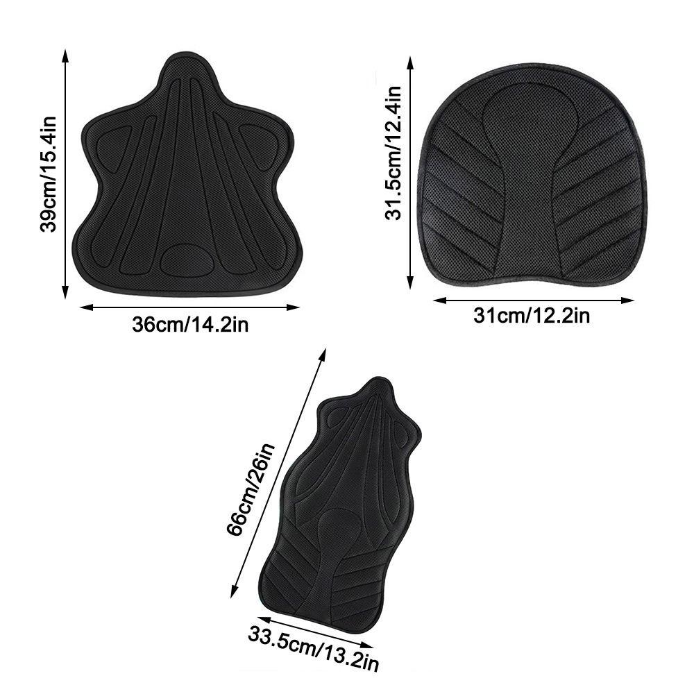 Anti-slip Motorcycle Seat Cushion Black Seat Cover 3D Motorbike Pillow Pad  Motorcycle Accessories