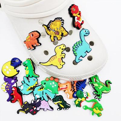 20 Stück Dinosaurier-Serie PVC-Schuhanhänger zur Schuhdekoration
