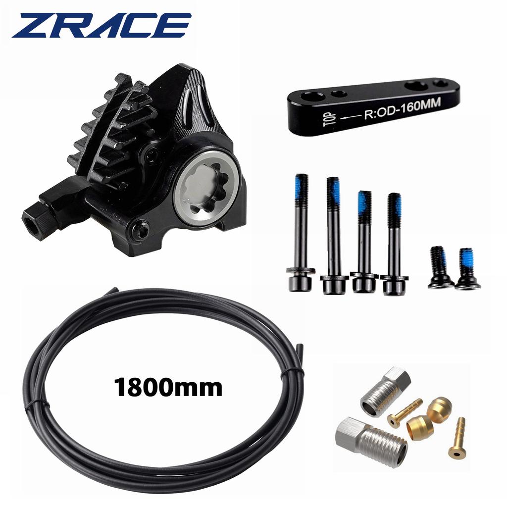 ZRACE XG Road Hydraulic Brake,Flat Mount Caliper, ICE-TECH Pads, BMX Raceing, Full CNC Lightweight