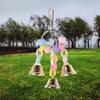 Bird Toys Colorful Bell Toy for Cockatiel Lovebird Parrot Small Birds Cage