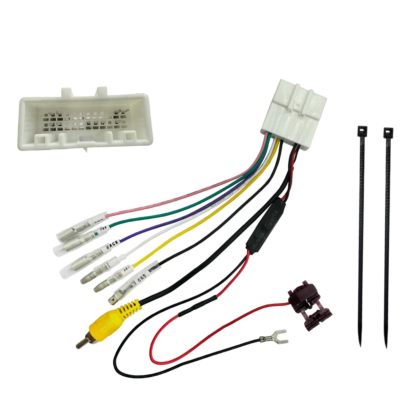 OTORAM Rear Camera Conversion Kit for Aftermarket Navigation RCA Steering Wheel Vehicle Parking Connection Rear Camera Compatible with Aftermarket