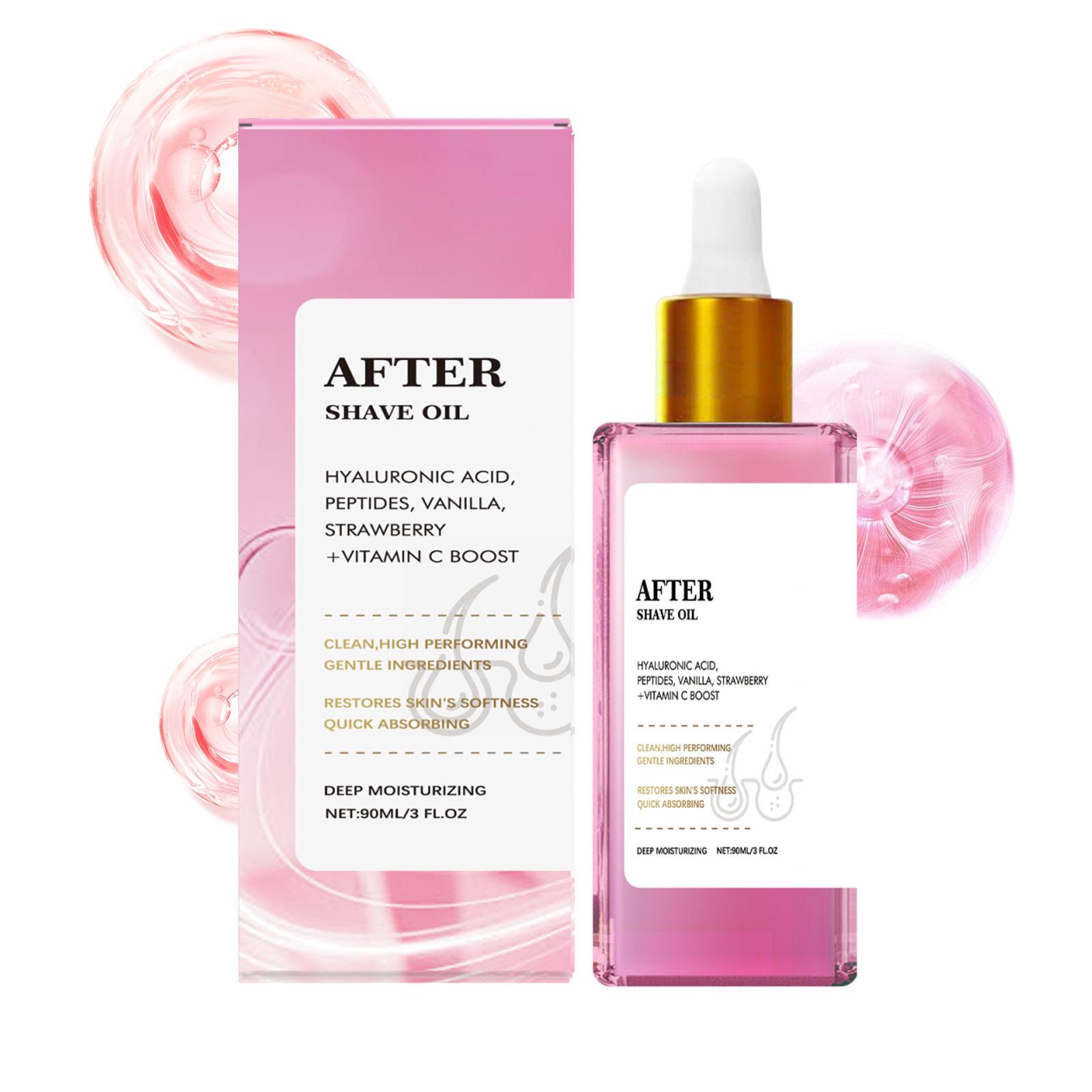 Strawberry Scented Hair & Post-Shave Essential Oil – Soothes, Moisturizes, Nourishes, Smooths Skin & Hair.