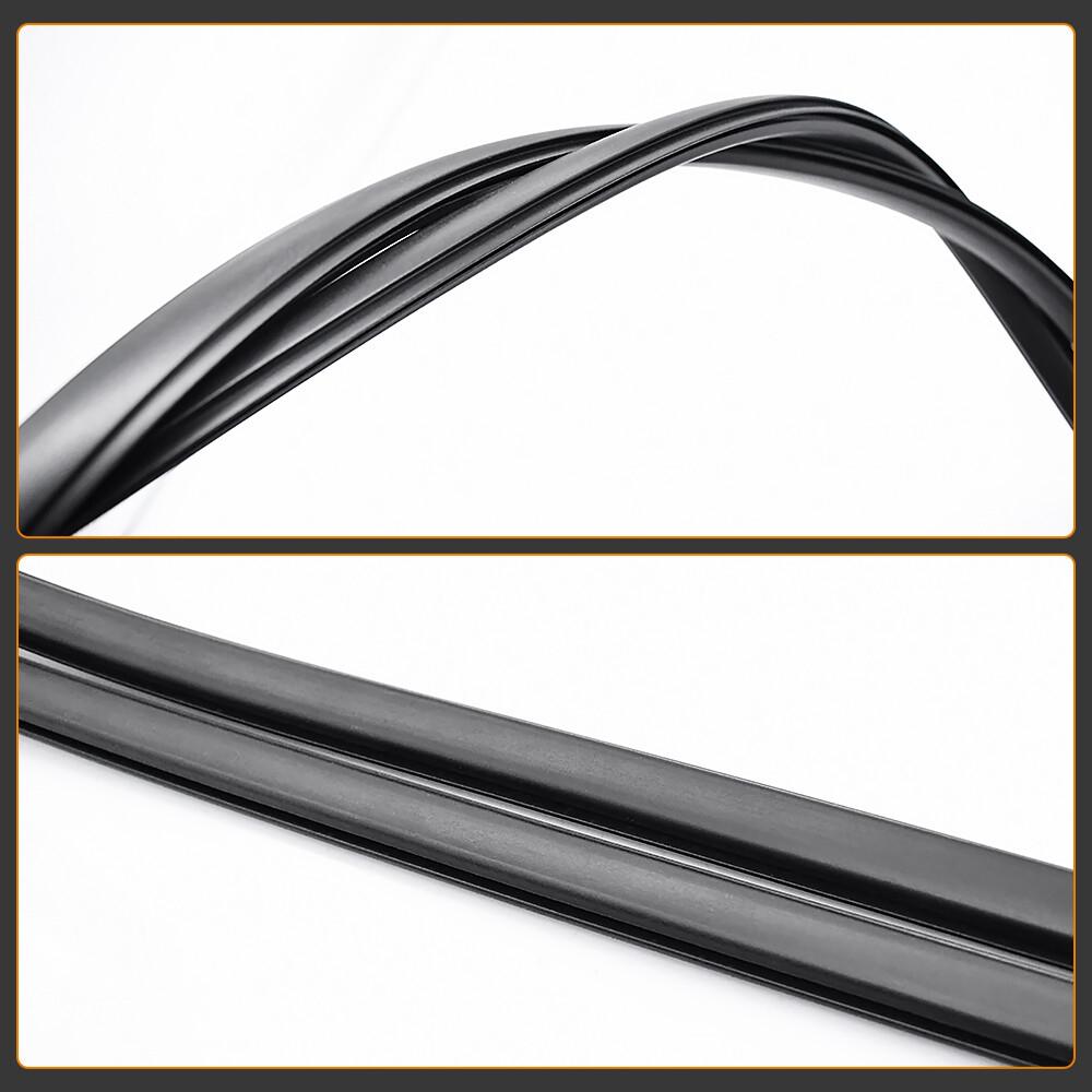 2Pcs For Toyota Corolla 2003-2008 Rubber Roof Drip Molding Weatherstrip Trim Kit