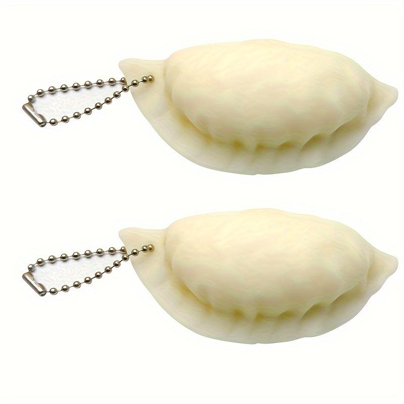 Cute Simulation Dumpling Squishy Toys Stress Relief Ball Slow Rising Sensory Squeeze Fidget Toy For Adults Kids Classroom Prizes