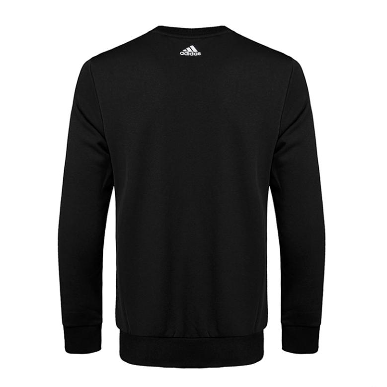 Adidas Cm Gfx Cs Long Knit Pullover Crewneck Sweatshirt Men Sweatshirt Black DT2498