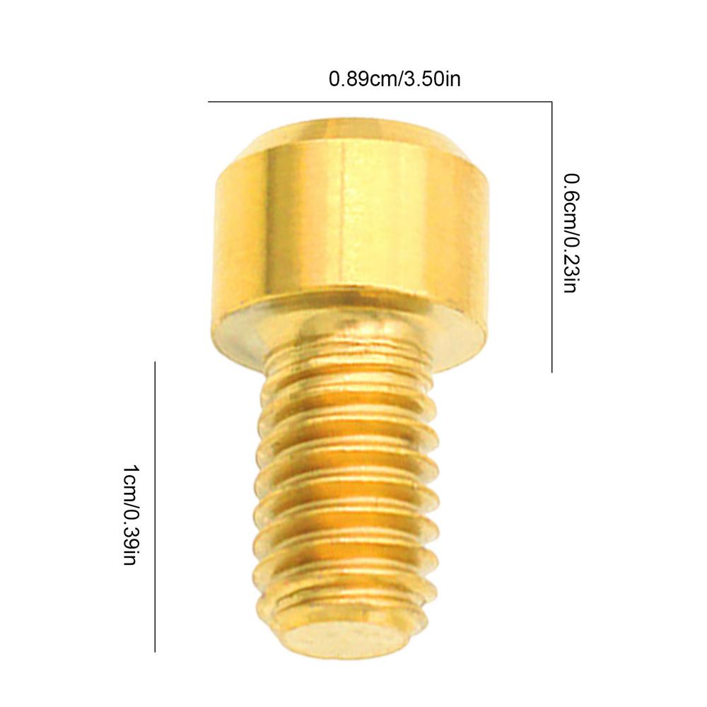 2pcs Brake Lever Rod Adjustment Screws Bicycle Disc Brake Bolts Bicycle Brake Parts Sturdy Brake Accessories Fastener Bolts