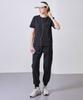 BASIC HOUSE Women'S Breathable Sorona Regular Fit Plain Short Sleeve T-Shirt Black