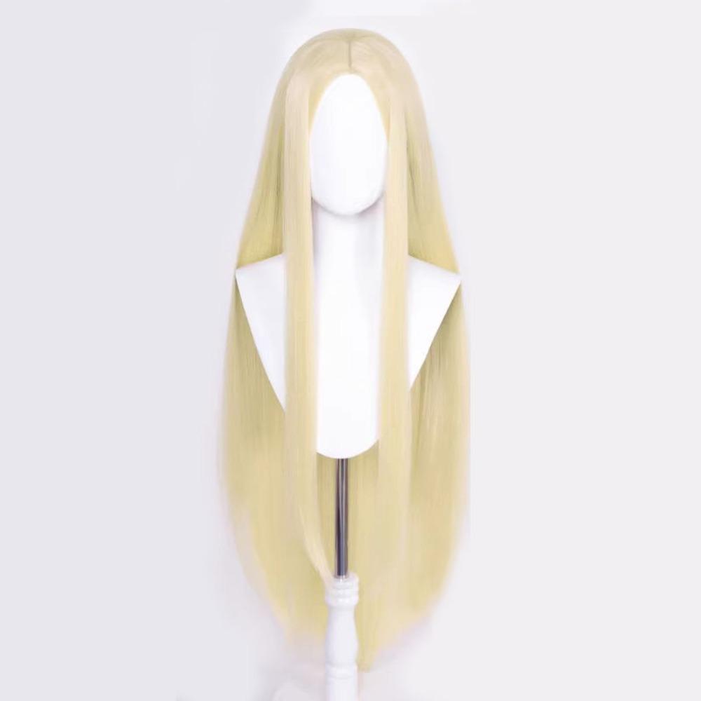 Parrucca Capelli Lisci Ultra Lunghi da 40 Pollici Versatile Anime Parrucca Liscia Cosplay Festa