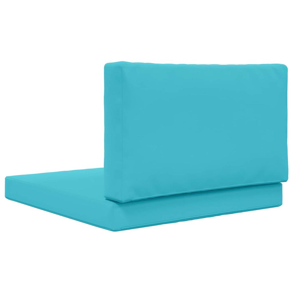 Outdoor Sofa Cushions 2 Pcs Turquoise Polyester