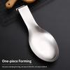 Fish Shape Stainless Steel Spoon Rest with 1 Buffet Clip Thickened Turner Tray Ideal for Home Buffet Catering