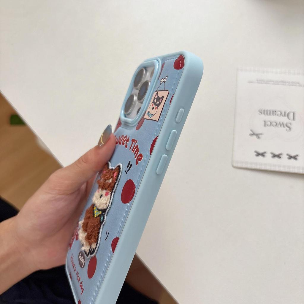 Skateboard Puppy Phone Case for iPhone 17 Pro Max, Apple 15/16, Huawei Mate 60/70/P80