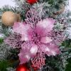 Christmas Tree Ornaments Christmas Simulation Flower Ornament 1Pcs