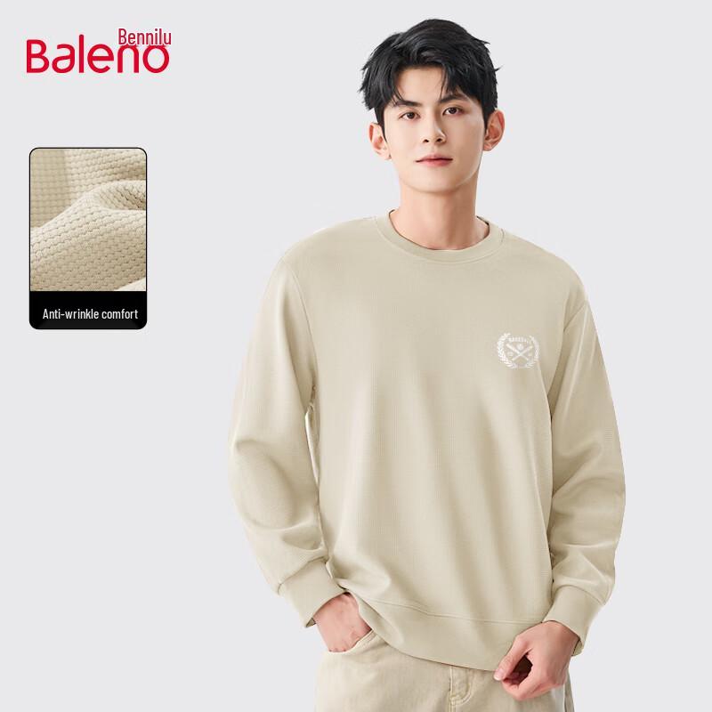 Baleno Men's Waffle Knit Pullover Sweatshirt