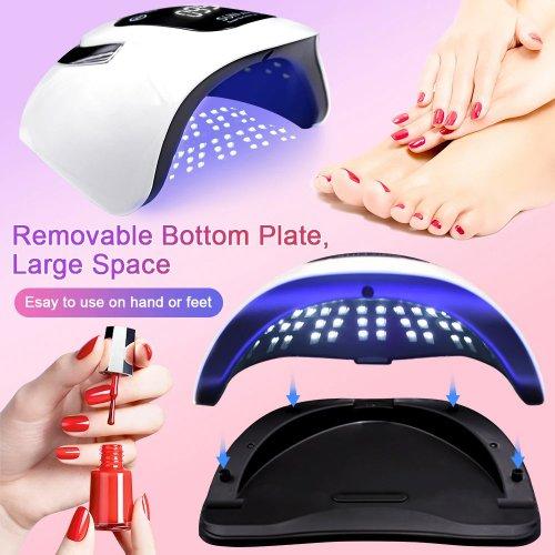 X19 MAX UV LED Nageltrockner Lampe UV Nagelkunst Trockner Licht 72 LEDs Schnelle Härtung Gel Polish Lampe für Gel Nägel