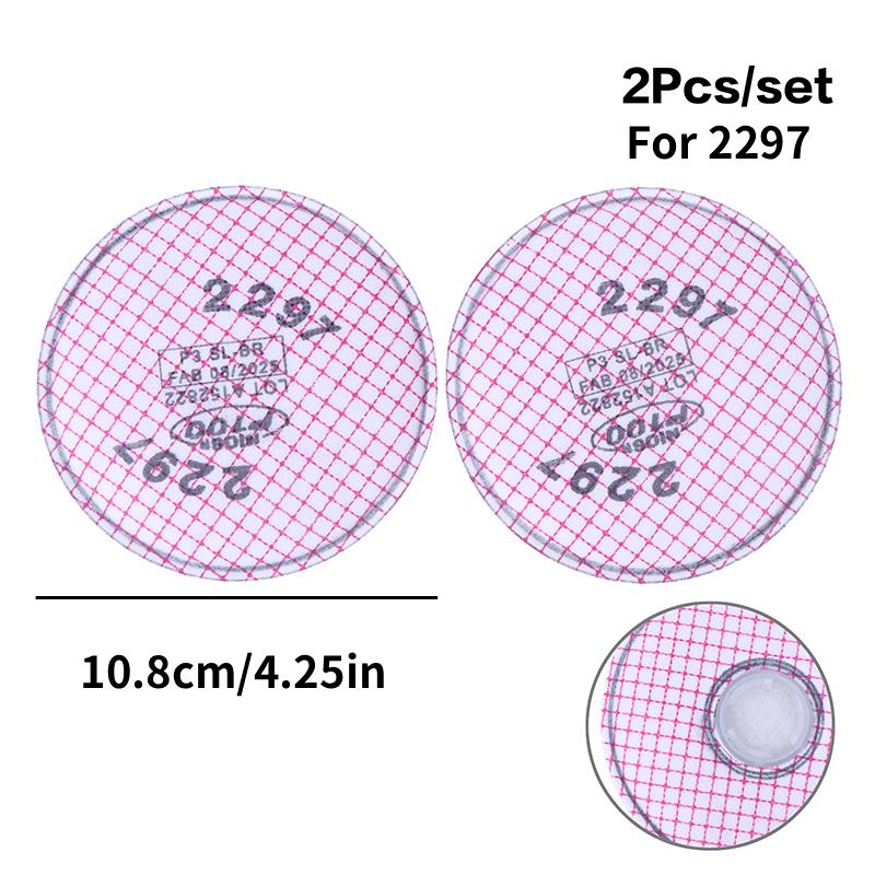 1Pair/2PCS 2097 2297 2135 2138Particulate Filter P100 For 6200/6800/7502 Painting Spray Industry Mask Respirator New