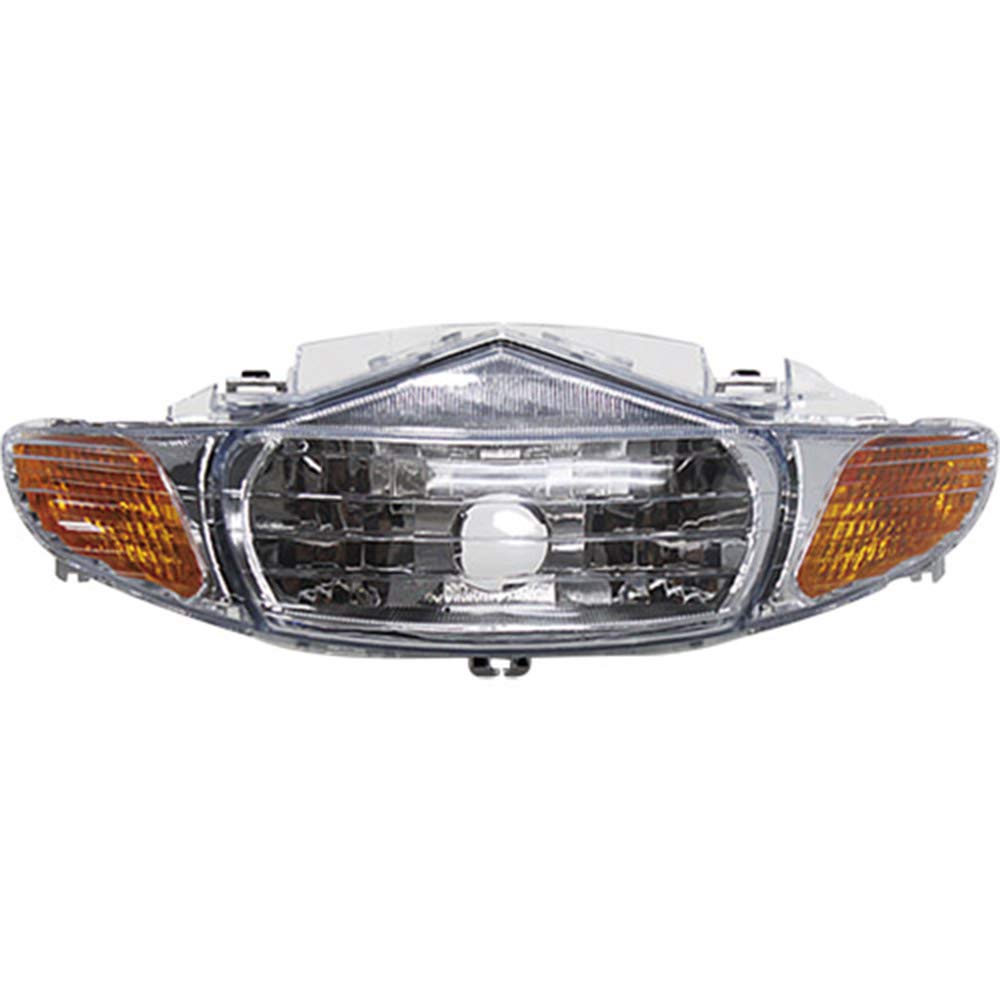 QILONG MOTORCYCLE PARTS Tar Headlight Assembly Type II for Honda Live Dio AF35, Etc. (White)