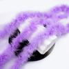 1 Meter Flat Turkey Feather Strip Bouquet Packaging Hand Decoration Performance Clothing Accessories Head Jewelry Decoration