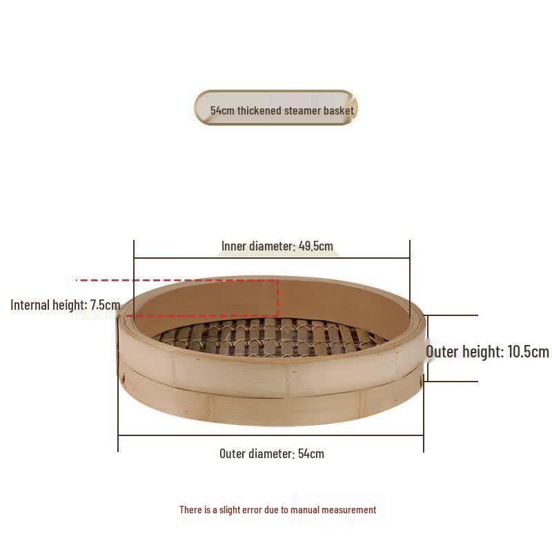 Commercial Hand-Woven Bamboo Steamer