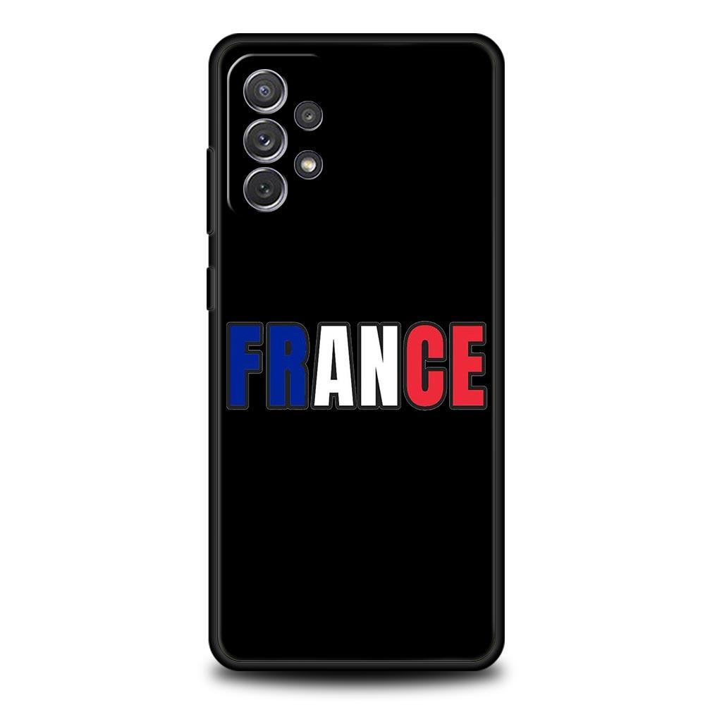 Phone Case For Samsung Galaxy A15 A13 A51 A71 A41 A31 A21S A03S A05 A35 A55 A23 A25 A33 A53 A73 5G Cover France Flag