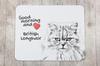 British Longhair - Mouse Pad with Print, Personalized Cat Pad, Unique Gadget for an Office Worker from the Art-Dog Brand