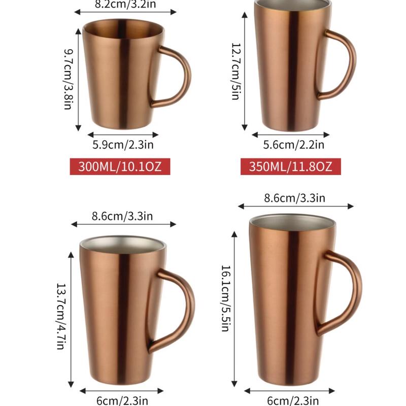 Abay Stainless Steel Double-Layer Mug