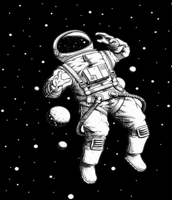 

Ruopoty краска по номерам фигурка космонавта настенное искусство уникальный подарок ручная роспись картина по номерам Луна для гостиной 40x50cm NO Frame