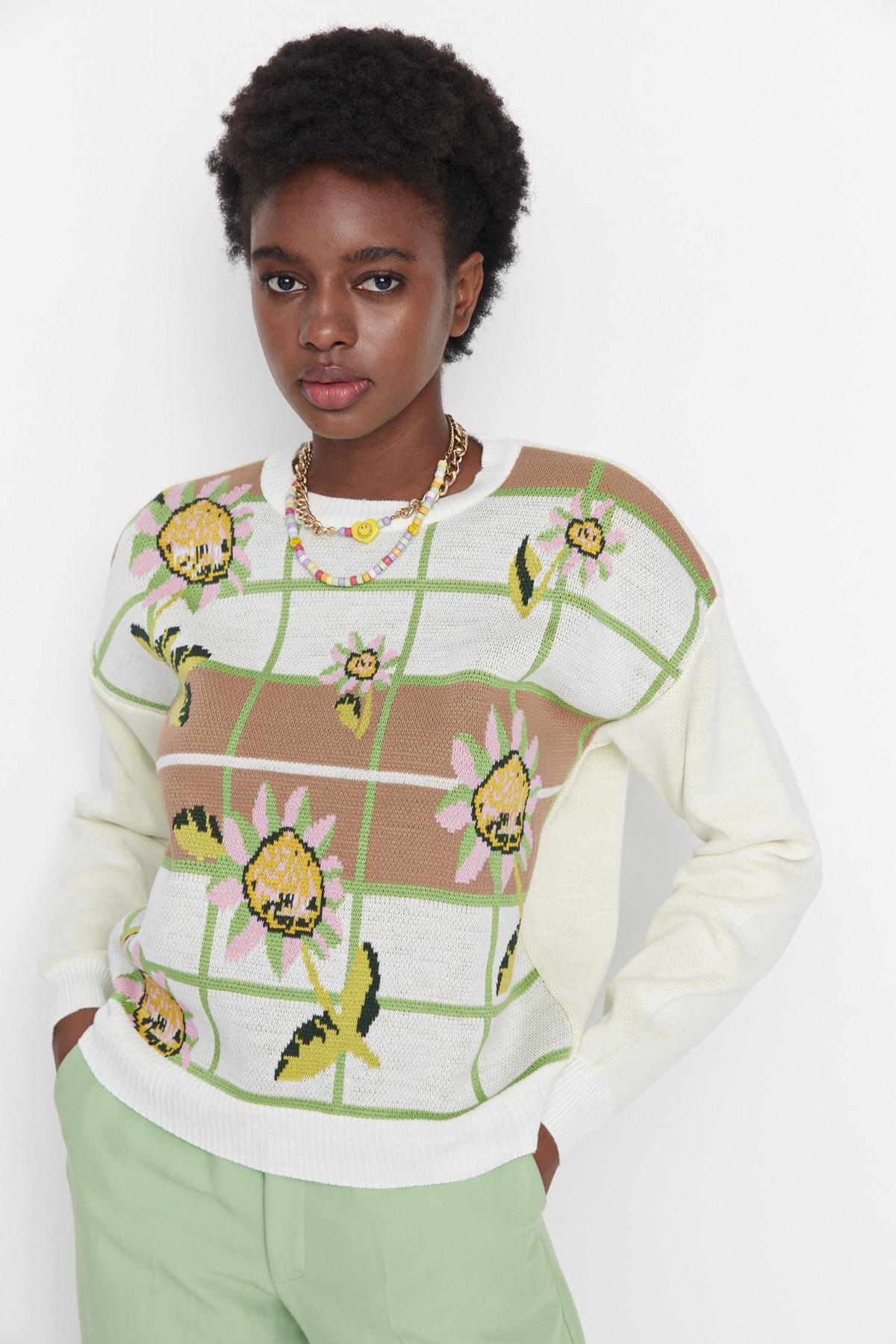 

Свитер - Экрю - Классический крой