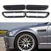 Impact Resistant Vehicle Exterior ABS Front Bumper Protector Side Grill Fenders Vent Guard Suitable for E46 51137895914