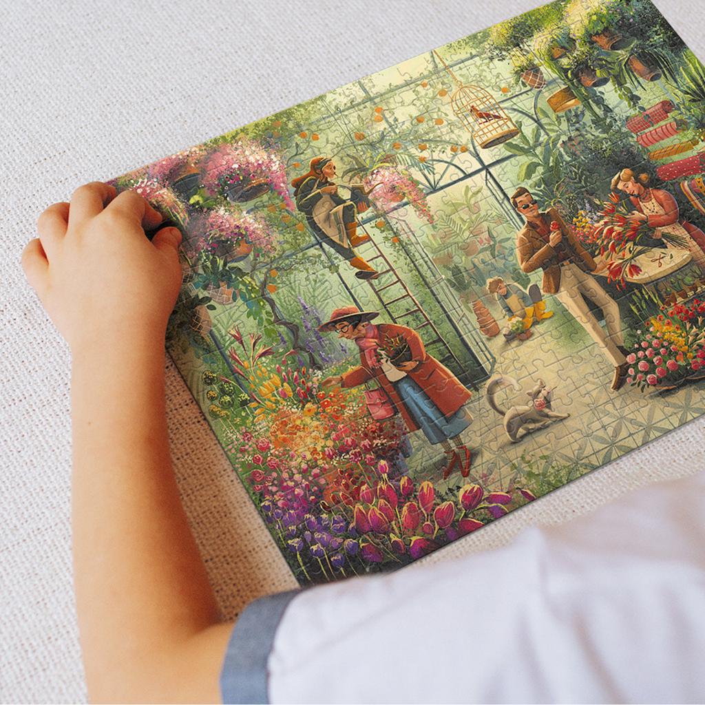 Puzzle "Kwiaciarnia" 300 Elementów Układanka Zestaw Dla Dzieci I Dorosłych 300590