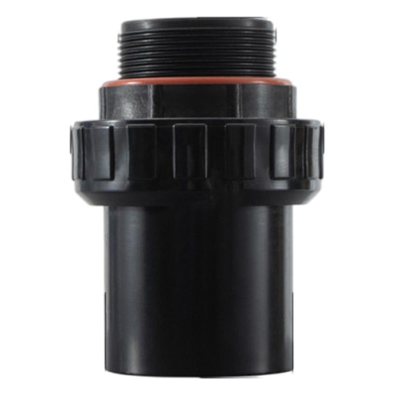 

Sand Filter Pump Hose Adapter Water Hose Fitting Sand Tanks Straight Water Pipe With Threaded Joints Easy to Install 1.5 Inches чёрный