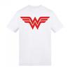 Wonder Woman Unisex Adult Chest Logo Regular T-Shirt