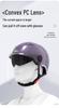 3C Certified Electric Vehicle Half Helmet with Double Visor for Large Head Circumference - All-Season, Unisex