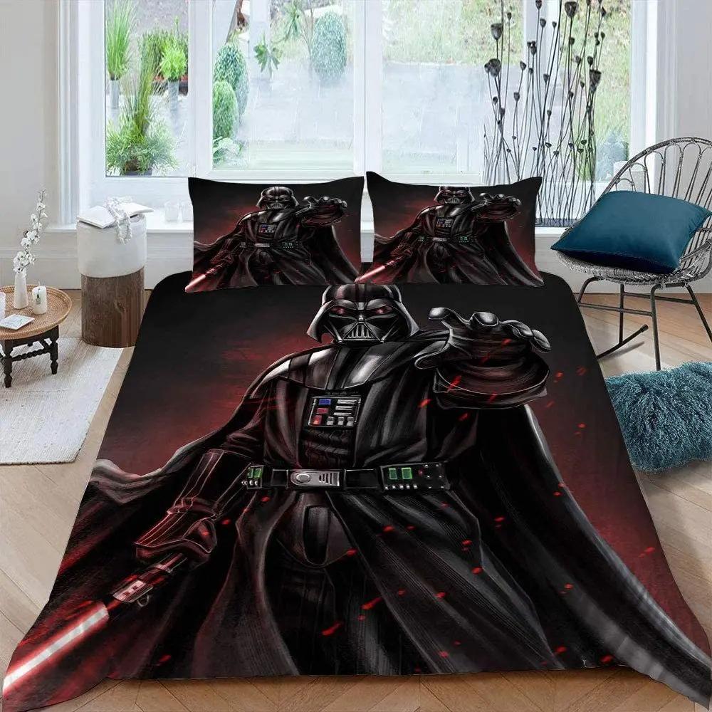 Movie 3d S-Stars Yoda Duvet Cover pillowcase Bedroom Decoration Children Gift adult Single Double bed Large SizeZip Duvet Cover