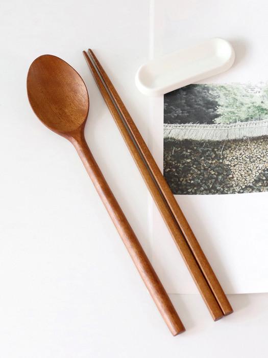 

kamomekitchen [2-person set] Natural lacquer wooden spoon set set