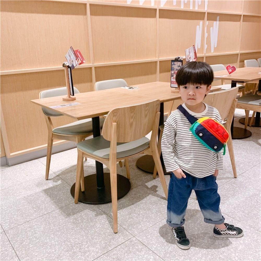Adjustable Belt Crossbody Bag for Kids Soft Mini Pack Purse Fashion Car Shape Waistbag  Travel