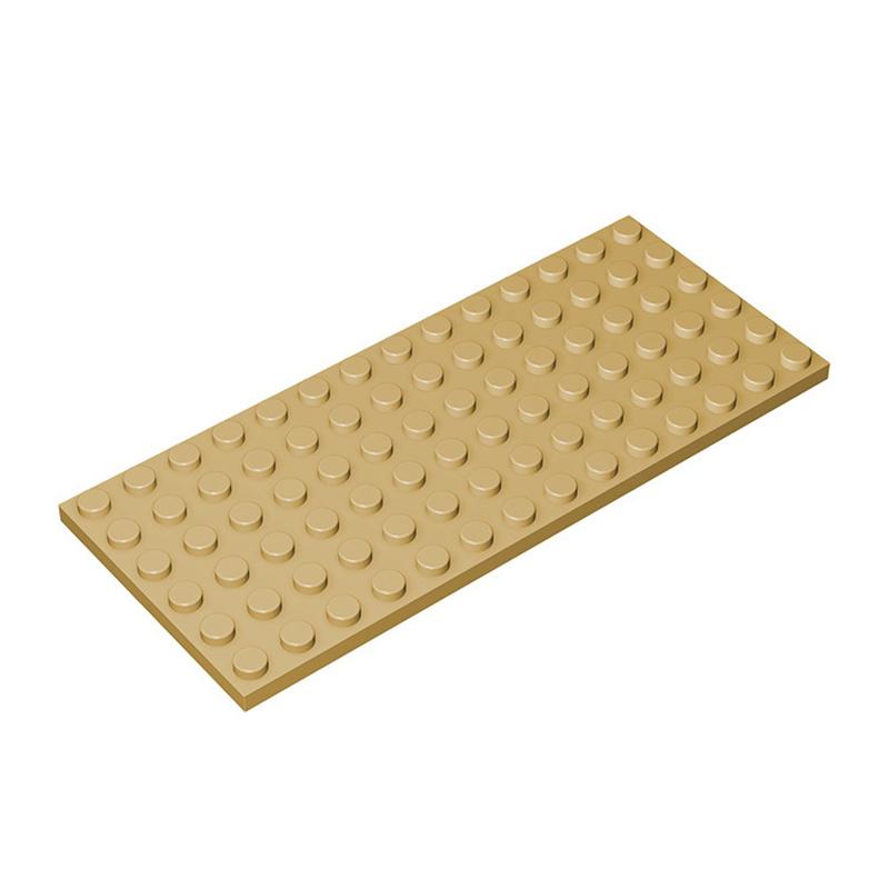 

10pcs 3456 Building Blocks Technical DIY 6x14 base board Bricks Parts MOC Creativity Educational toy for Gift 3456 10PCS бежевый