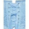 Vintage Print Strapless Boned Corset Tight Waist Shaping Body Shaper
