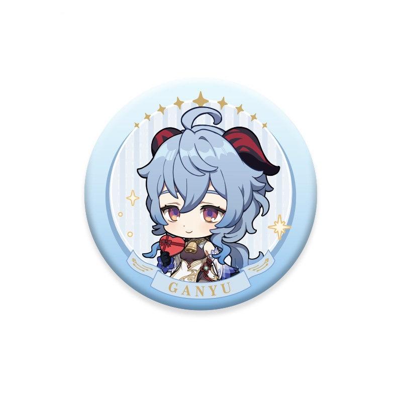 

Sunsyea Genshin Impact Official Merch miHoYo Original Authentic Ultimate Gift Series Badge Zhongli Ganyu Tartaglia Barbara